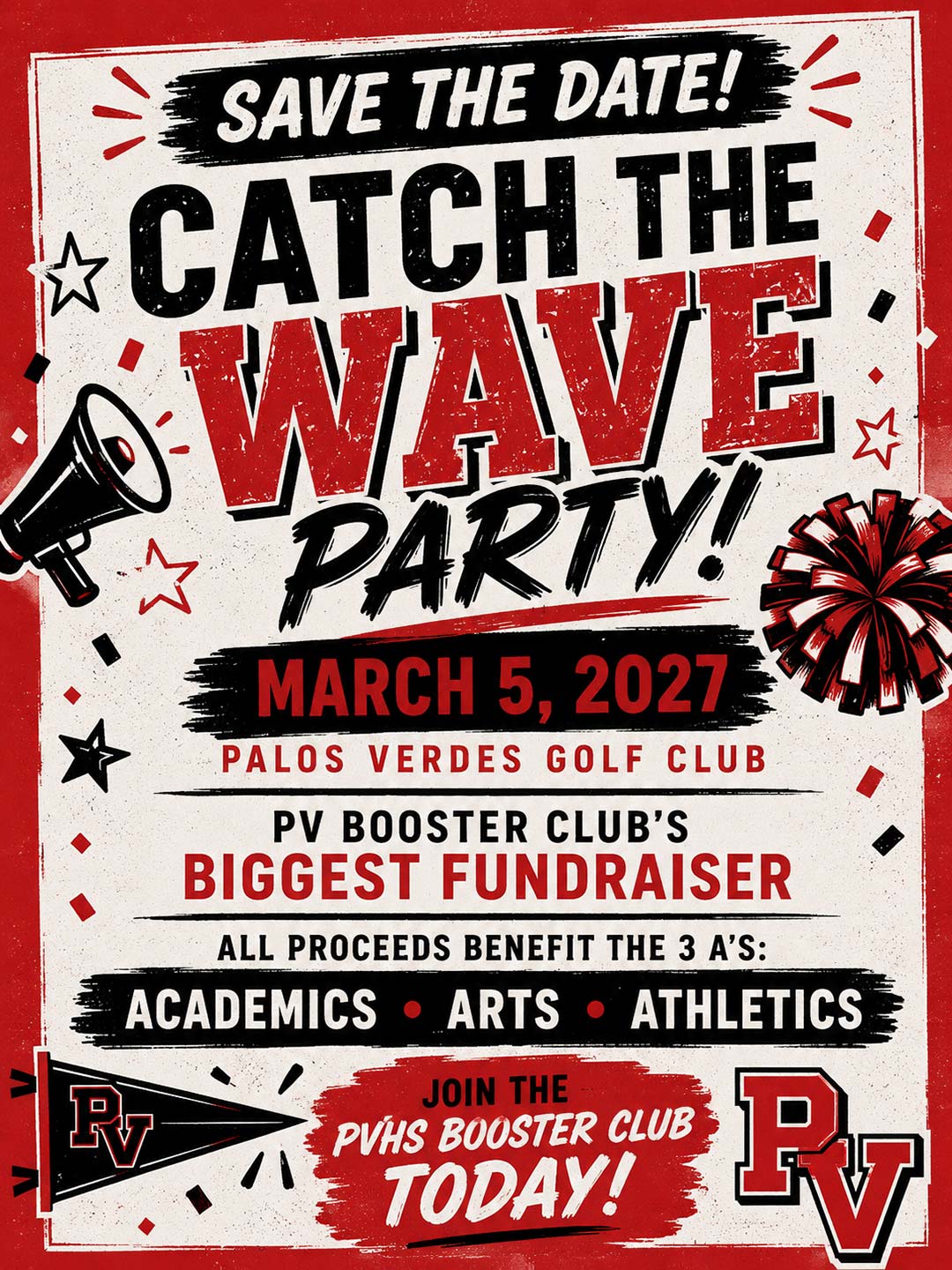 Catch the Wave March 5, 2027 - Save the Date